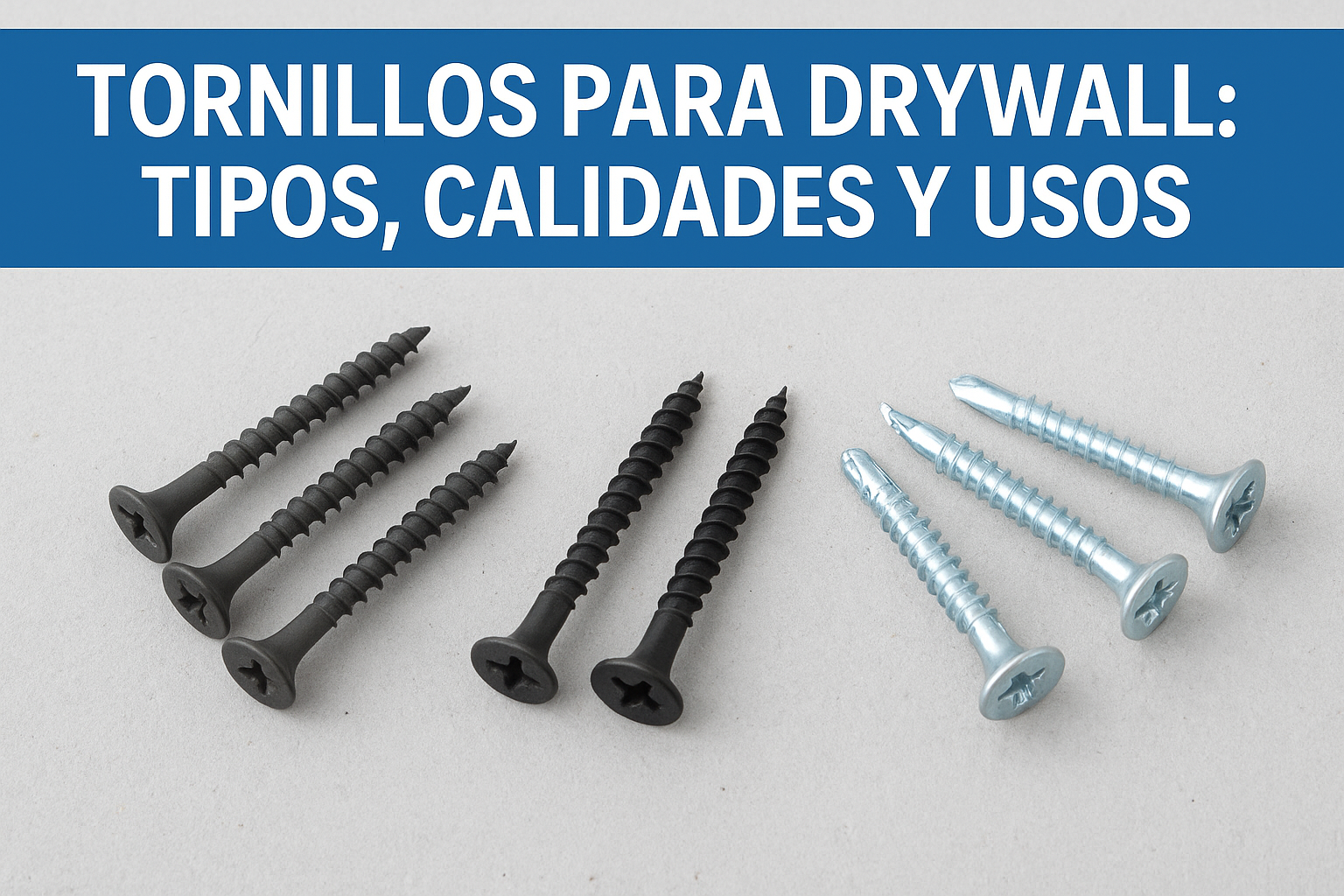 tornillos para drywall