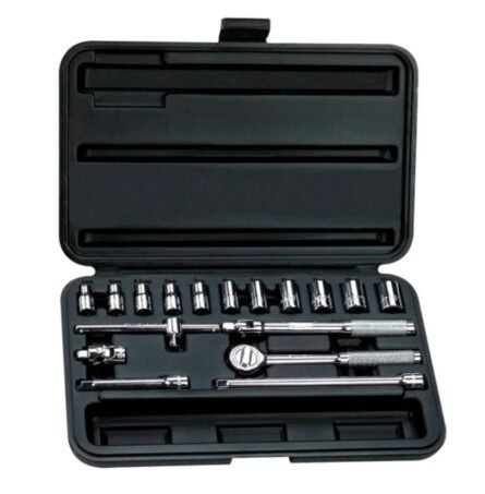 JUEGO DE COPAS MANDO 1/4 4-13 MM 18 PCS- STANLEY - 86-117