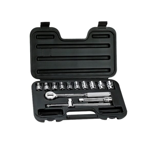 JUEGO DE DADOS MANDO 1/2" 14PZS 10-22MM- STANLEY - 86-501