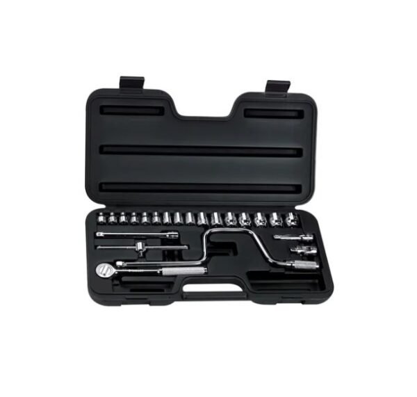 JUEGO DE DADOS MANDO 3/8PUL 23PC MÉTRICO- STANLEY - 86-209