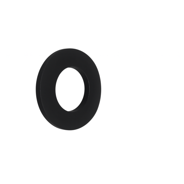 Arandela plana F-436 negra 1/2”