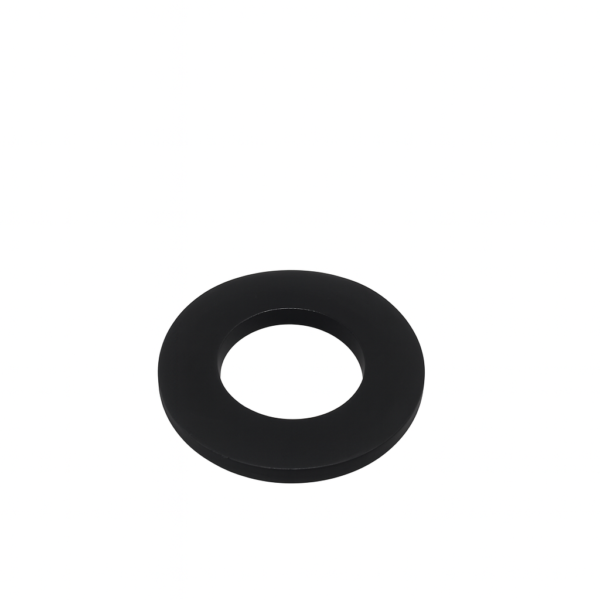 Arandela plana F-436 negra 1/2”