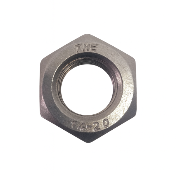 tuerca hexagonal inoxidable milimetrica 16