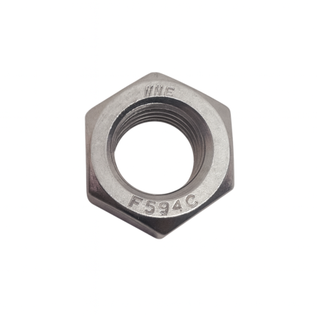 tuerca hexagonal seguridad inoxidable rosca ordinaria 5I8