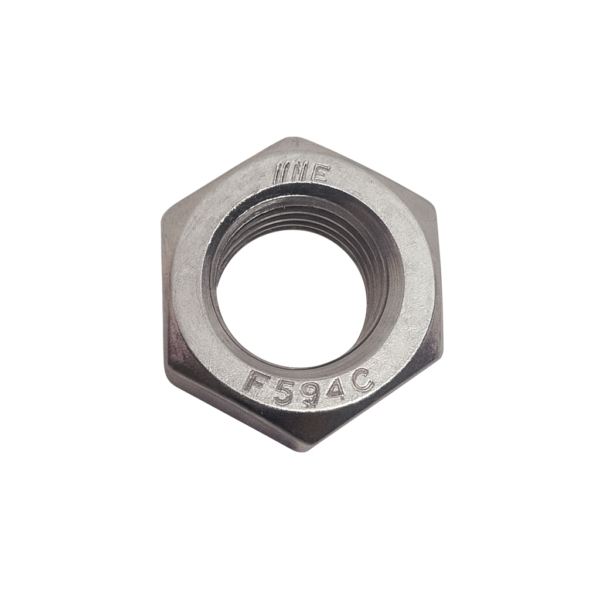 tuerca hexagonal seguridad inoxidable rosca ordinaria 5I8
