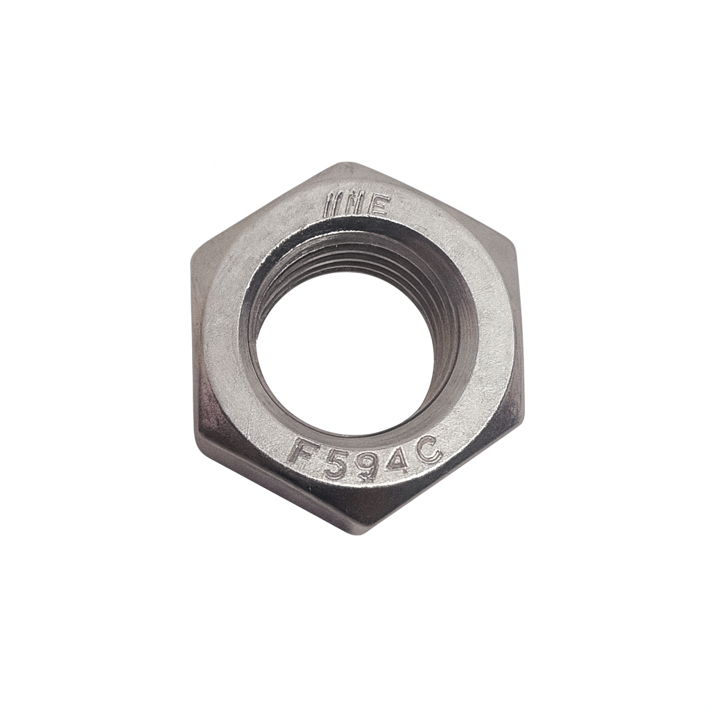 tuerca hexagonal seguridad inoxidable rosca ordinaria 5I8